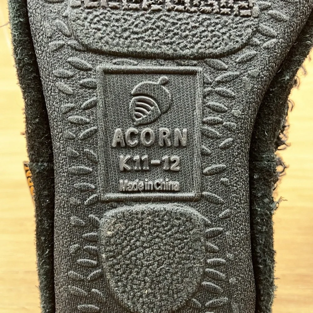 Acorn Slippers (little kids' size 11-12)